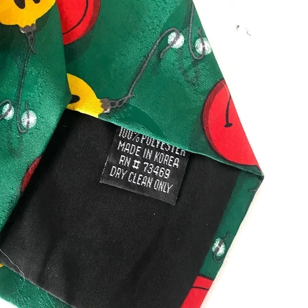 HONORS smiley ornament men’s holiday necktie